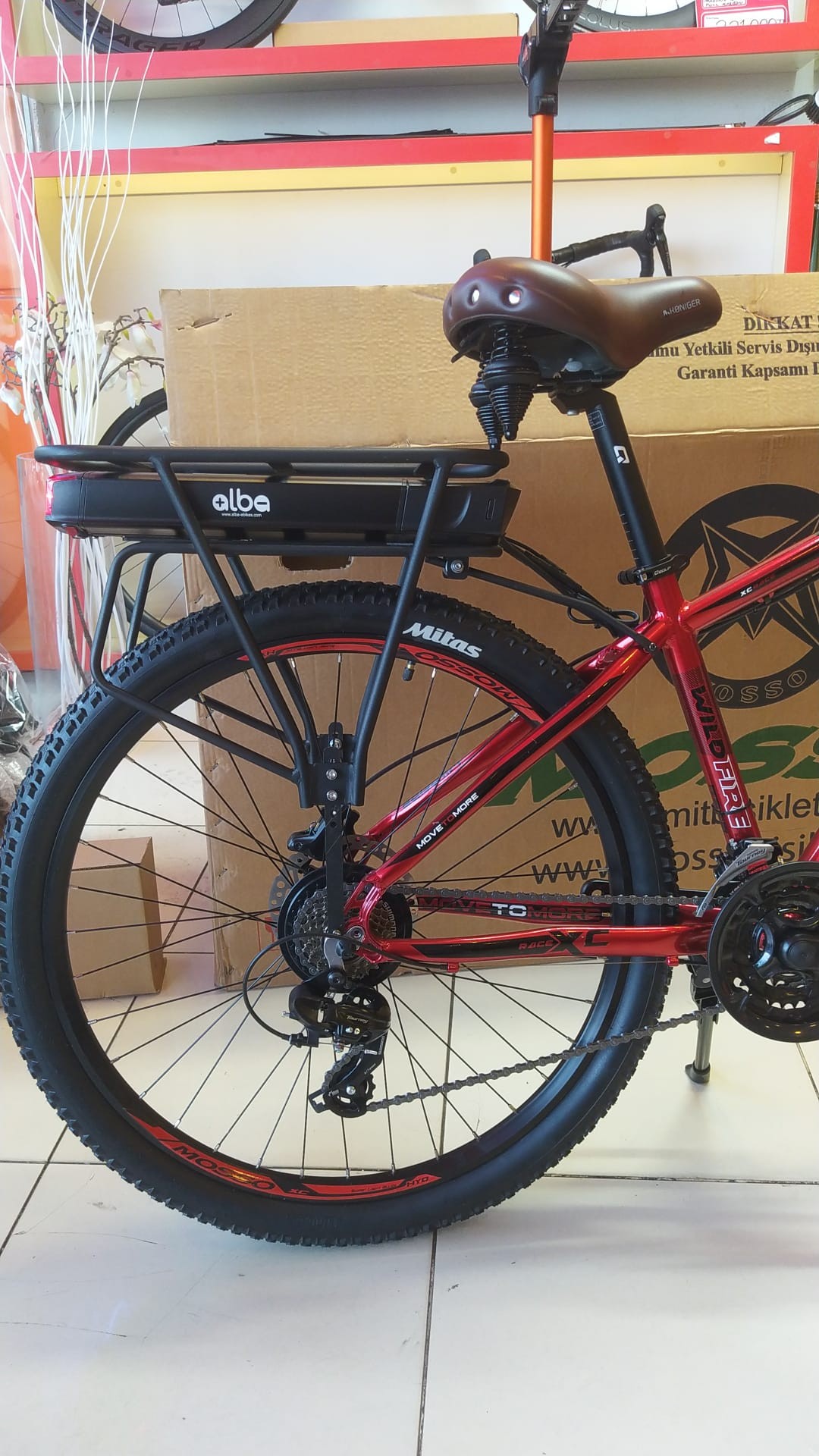 Mosso Wildfire E-Bike 🔋 - 27,5 - 500W - LCD - Hidrolik Disk / Bisiklet