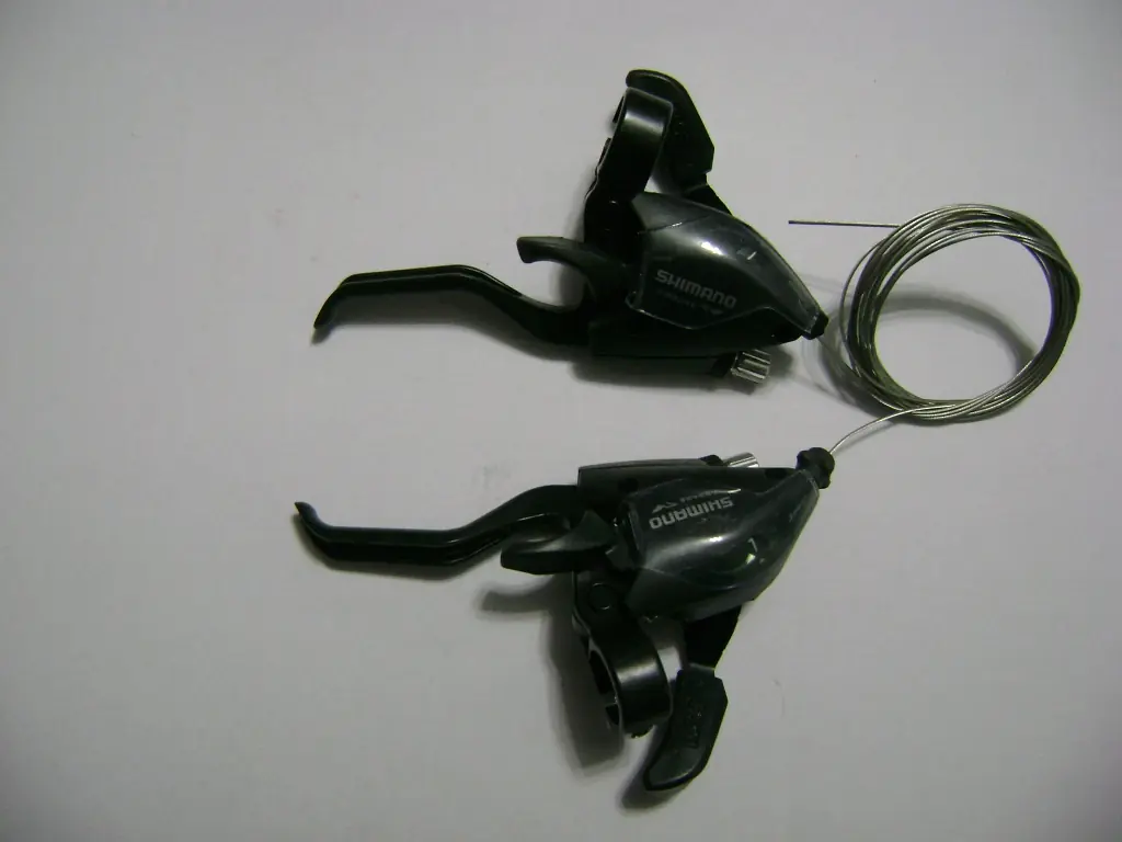Levier De Vitesse Droite Shimano ST-EF51 9 Vitesses Argent - Pour VTT Électrique