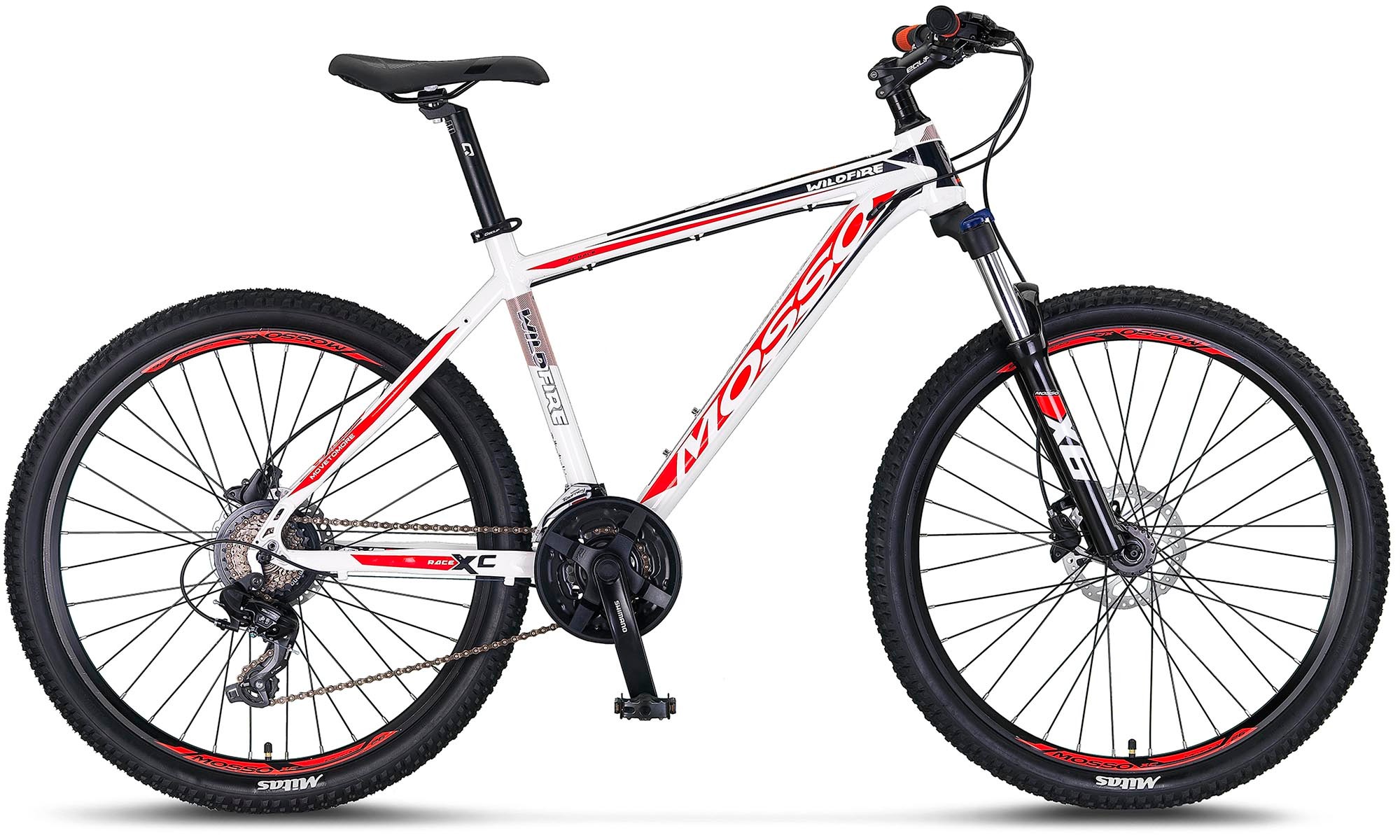 Mosso Wildfire Shimano Hidrolik Disk Fren 27,5 Beyaz 20 Kadro / Bisiklet