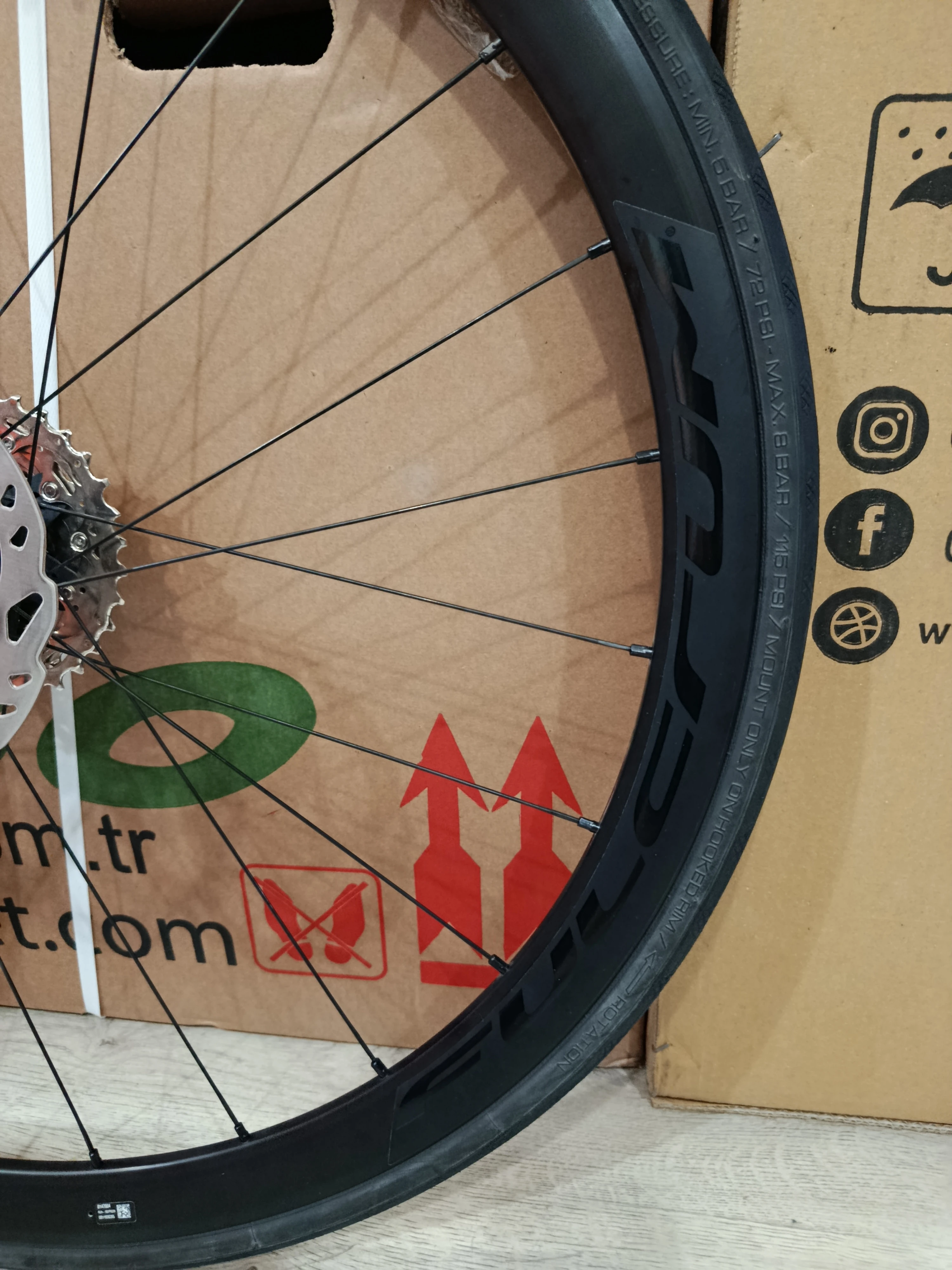 FULCRUM RACING 4 28 SOKMA MİL DISK 12 Lİ SET ÖN ARKA JANT SETİ  LASTİKLİ