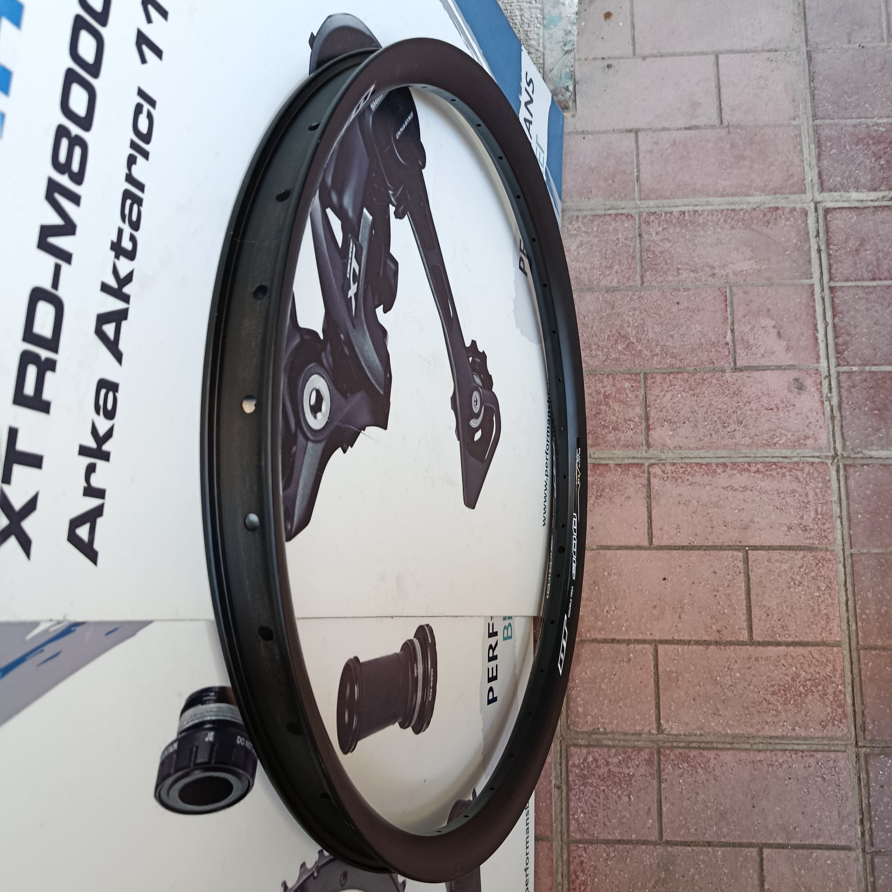 Dt 27,5 Geniş 32 Delikli Çift Katlı Jant Dış 40mm İç 30mm