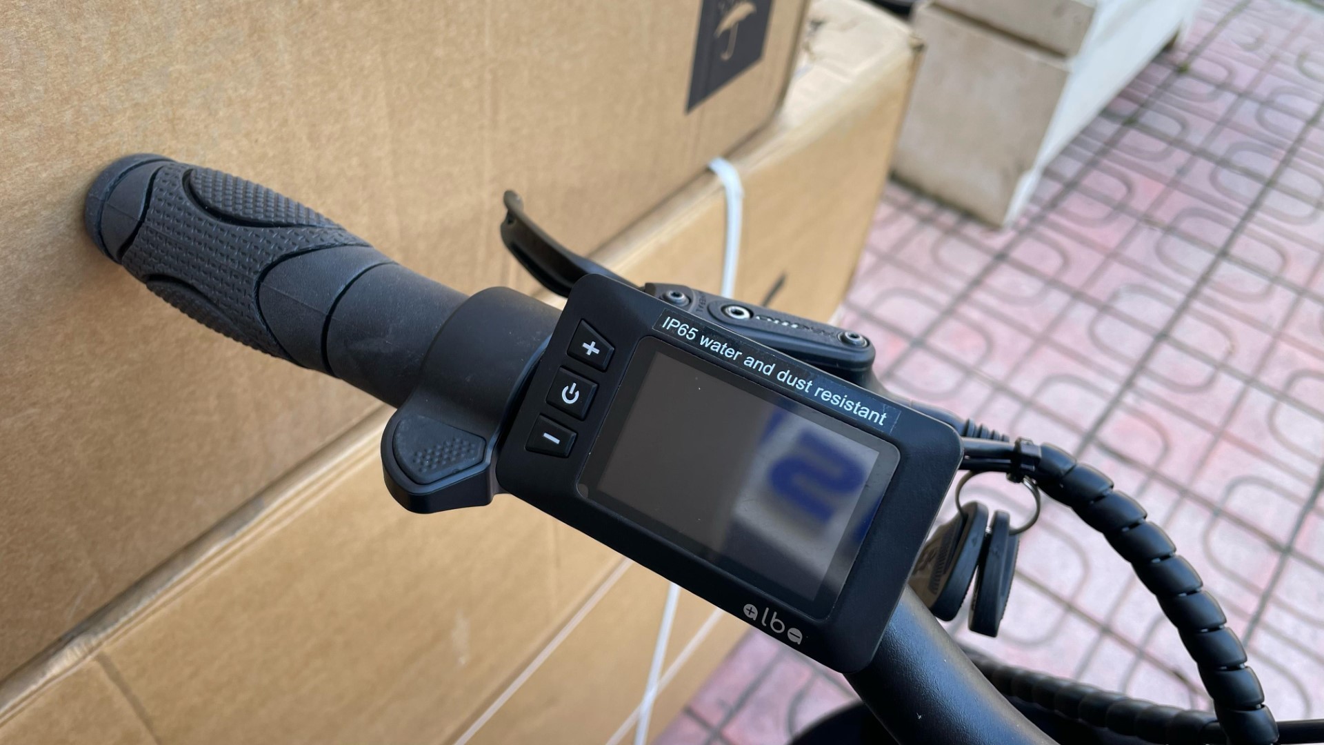 Alba Fold X 🔋 Elektrikli Bisiklet 12.8Ah Batarya Lcd Ekran Hidrolik Disk Gri 