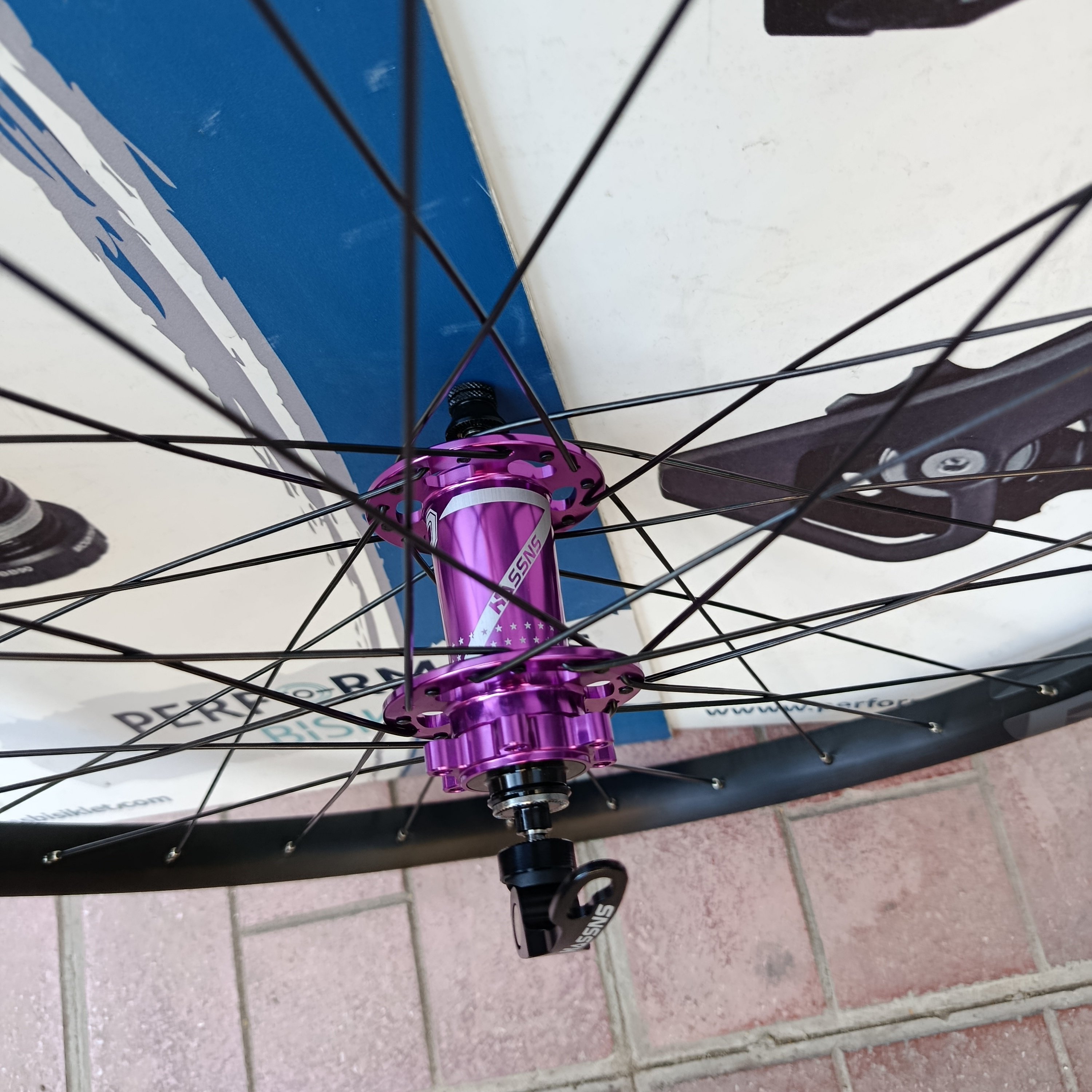 27.5 ÖN RACEFACE R27 JANT HASSNS PRO7 RULMANLI MOR DİSK 27MM İÇ 31MM DIŞ