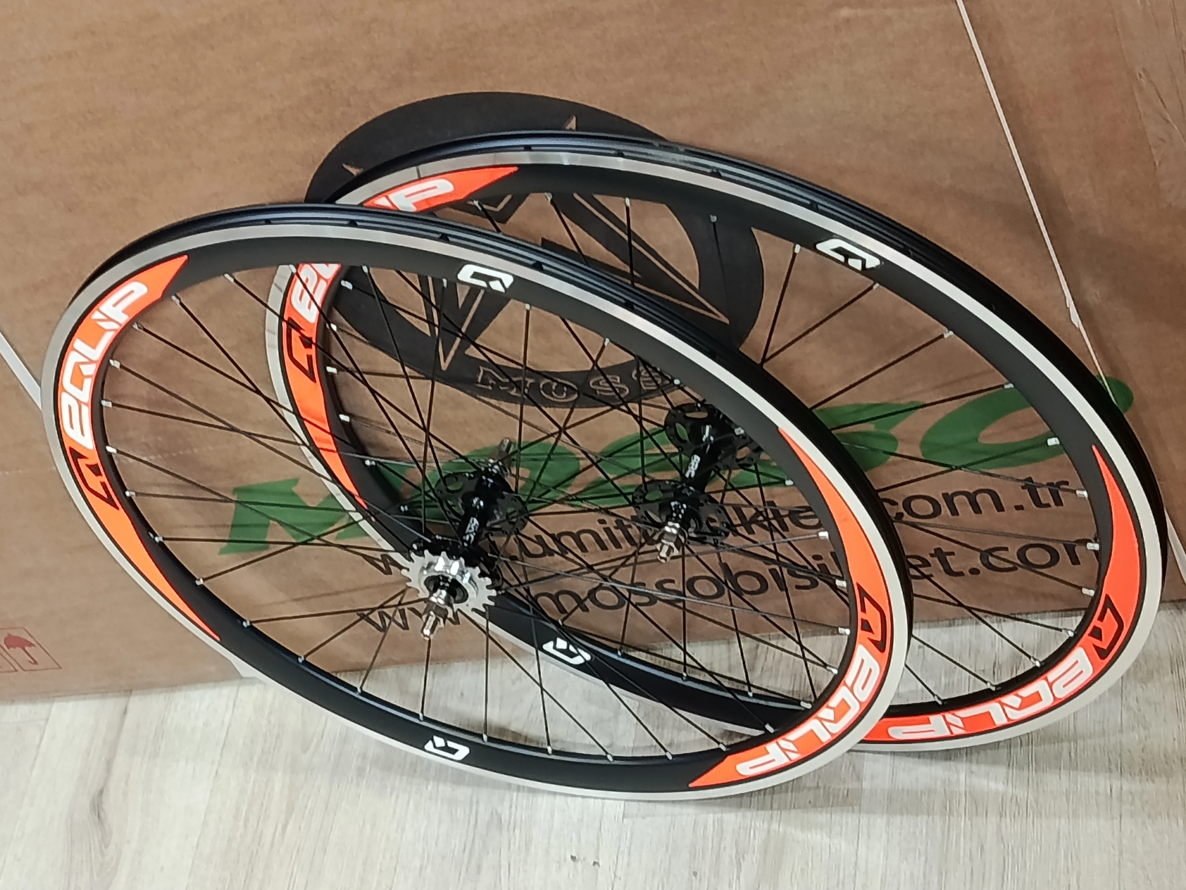 28 FIXIE 40MM PROFİL JANT ARC RULMANLI GÖBEKLİ ÖN-ARKA JANT SETİ
