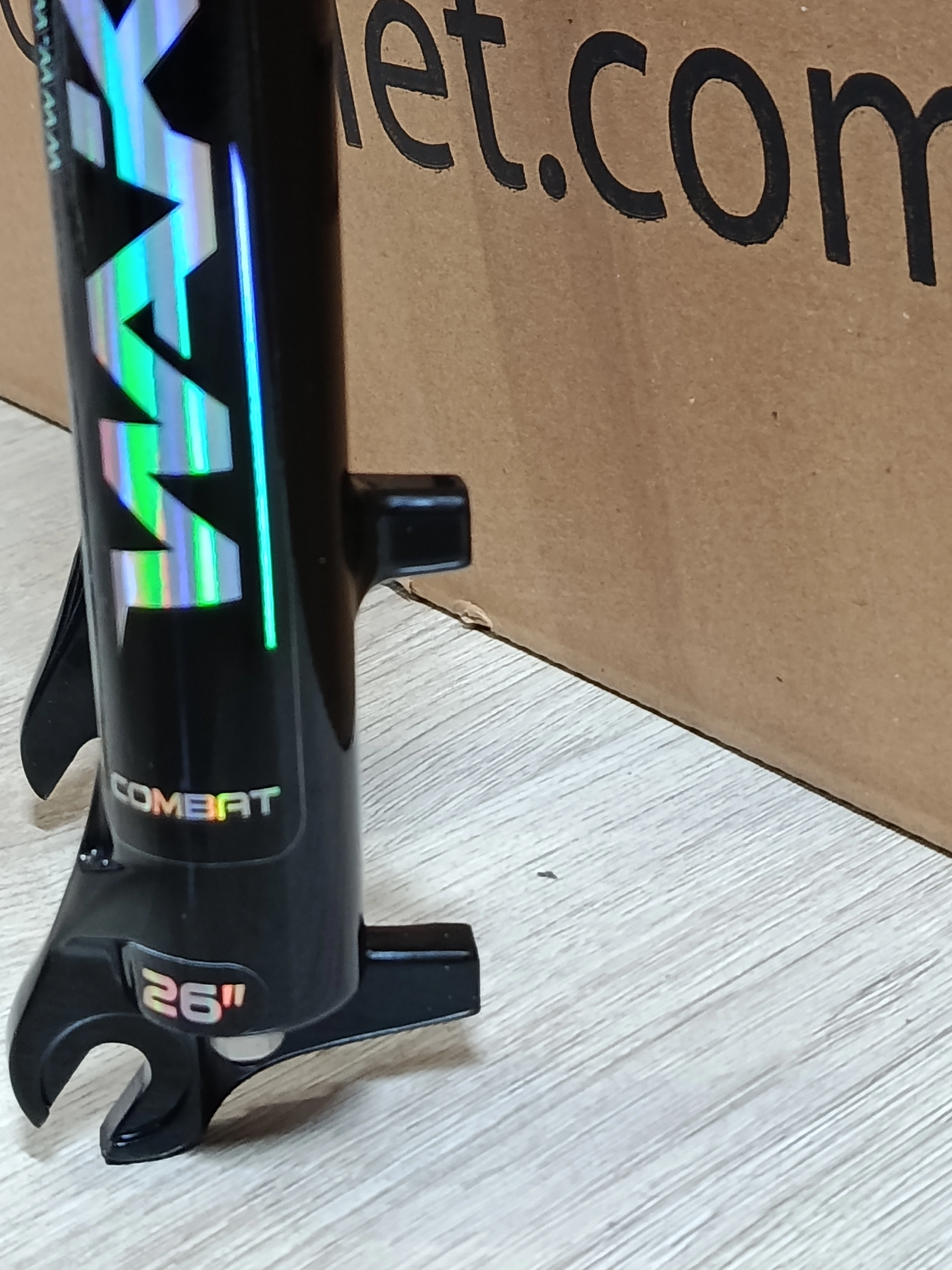 WAKE 26 DİSK UYUMLU 110MM  ALUMINYUM GİDONDAN KİLİTLİ ÖN AMORTİSÖR SİYAH