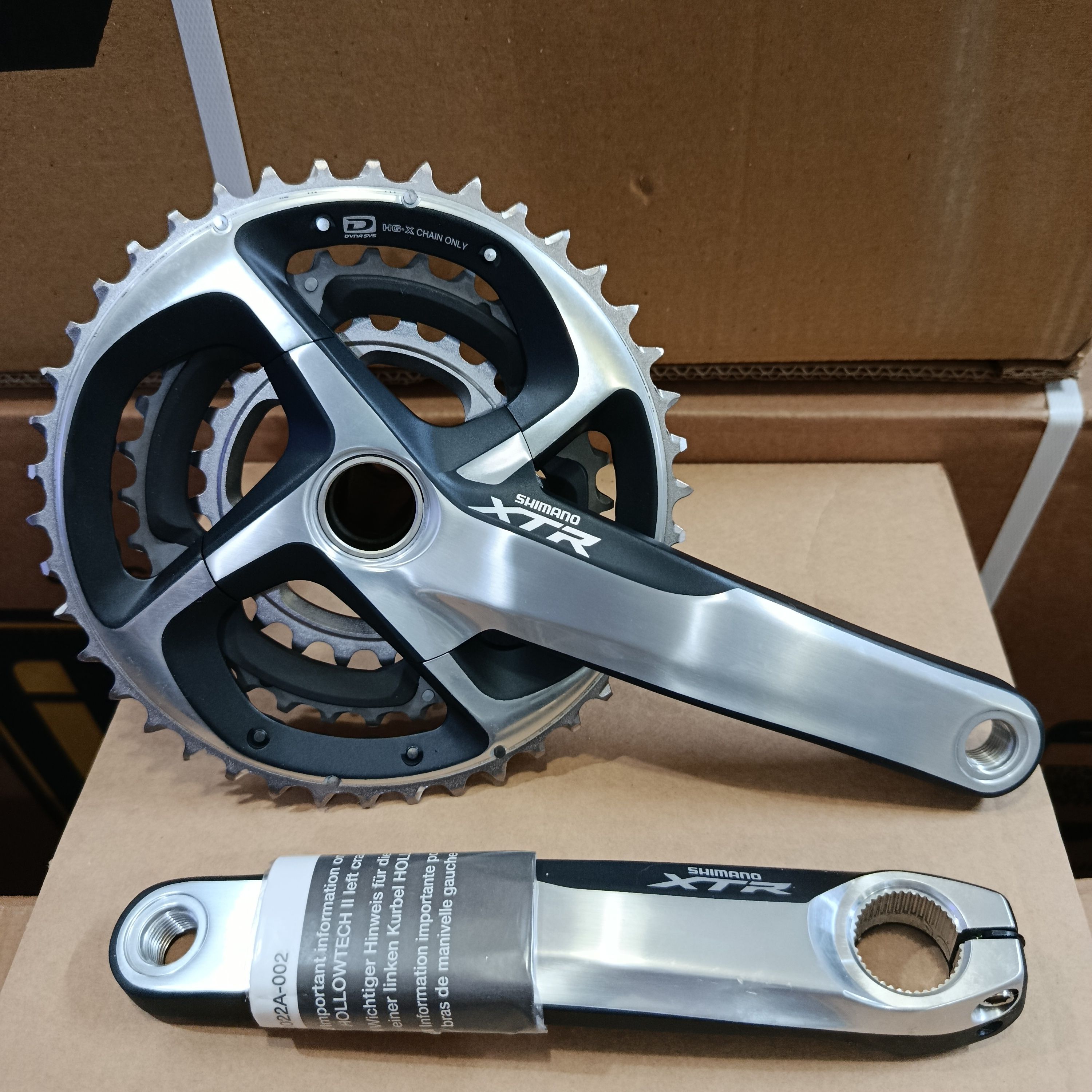 SHIMANO XTR FC-M980 AYNAKOL 175 KRANK JAPAN 24-32-42 DİŞLİLER 10 LU UYUMLU