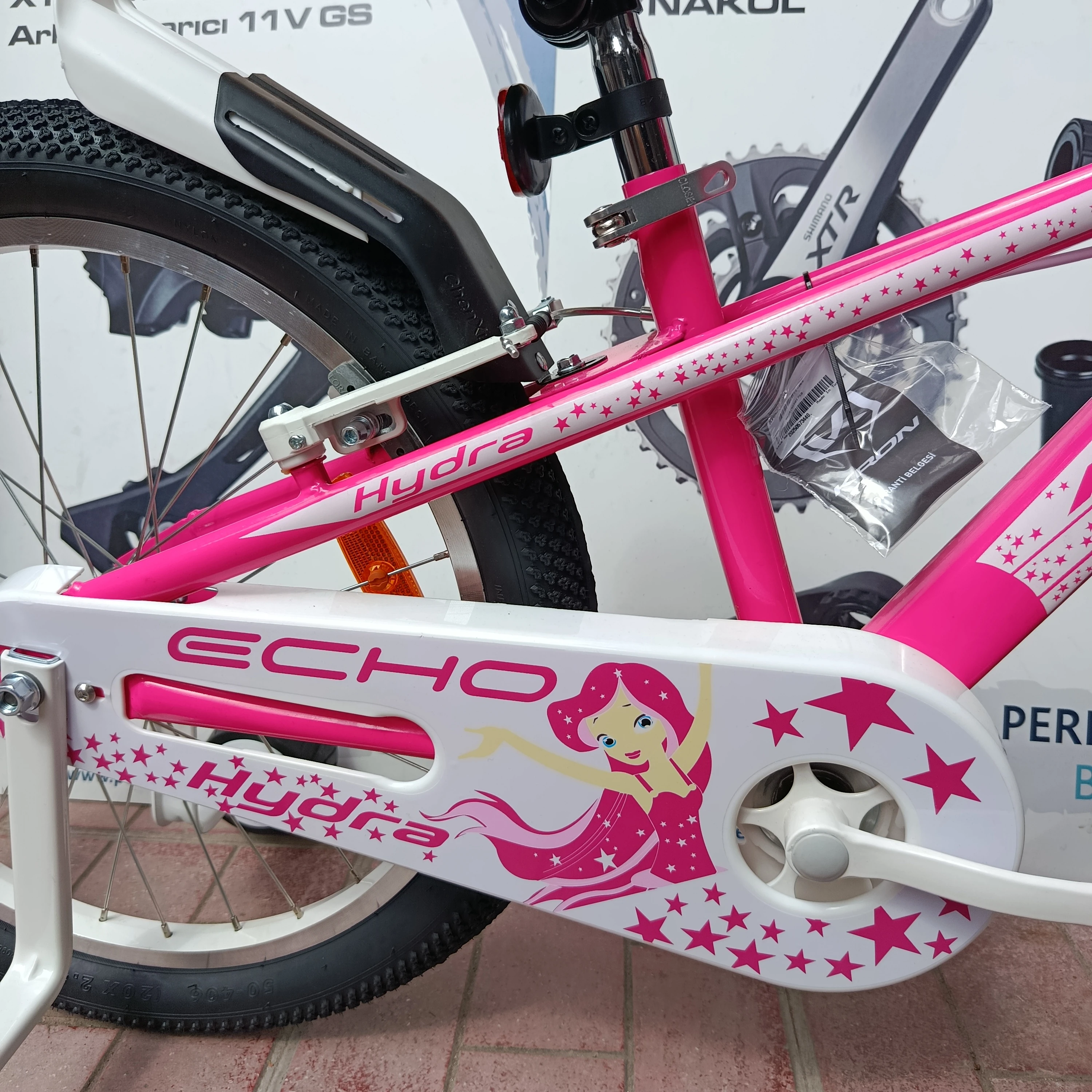 KRON HYDRA 20 JANT PEMBE ÇOCUK BİSİKLETİ 20 JANT BOYU