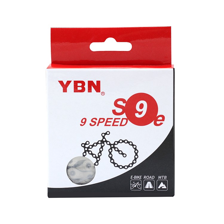 YBN Zincir  YBN 9 Vites S9-e Silver E-Bike Kutulu