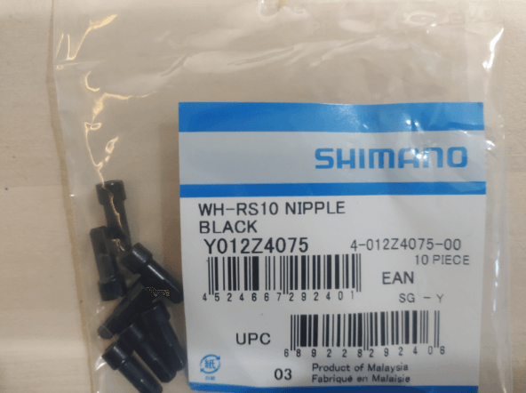 Shimano WH-RS10 Adet Tel Başı Siyah / Bisiklet