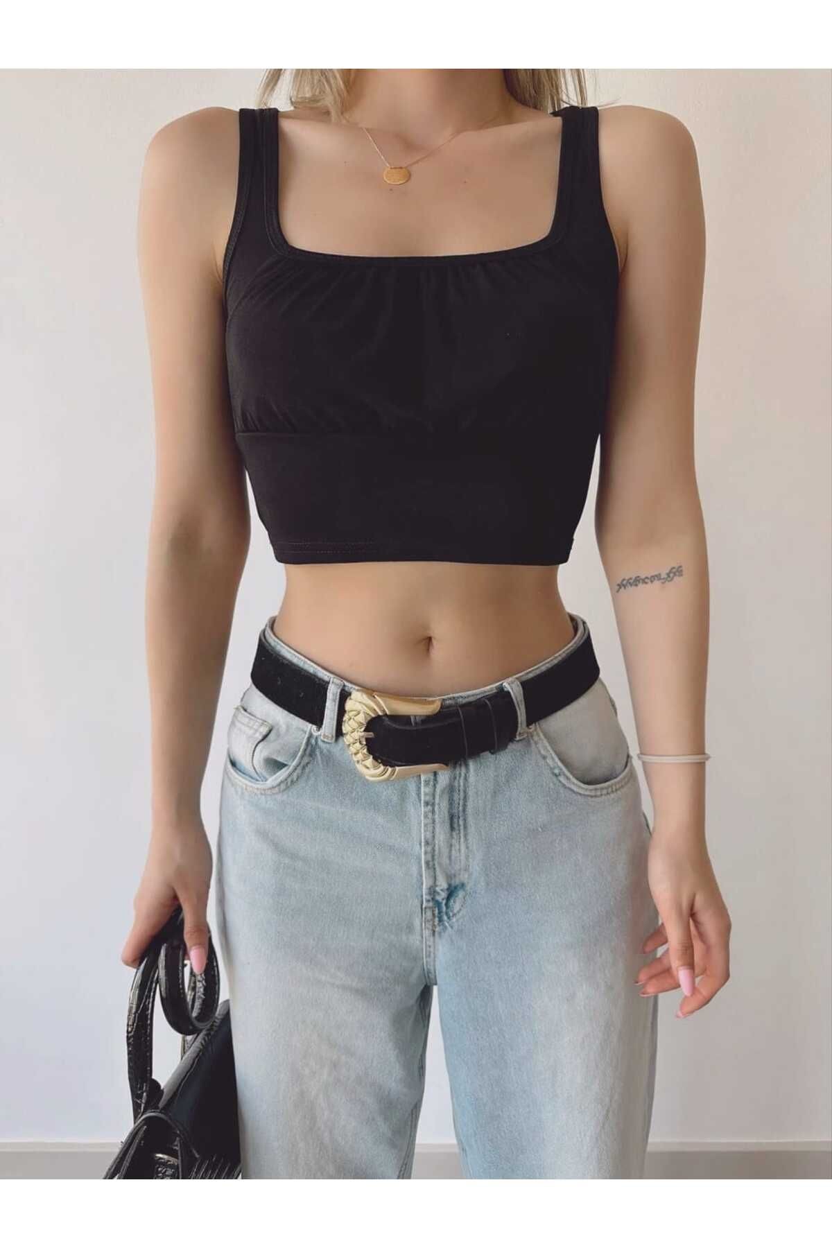 Bel Lastikli Crop
