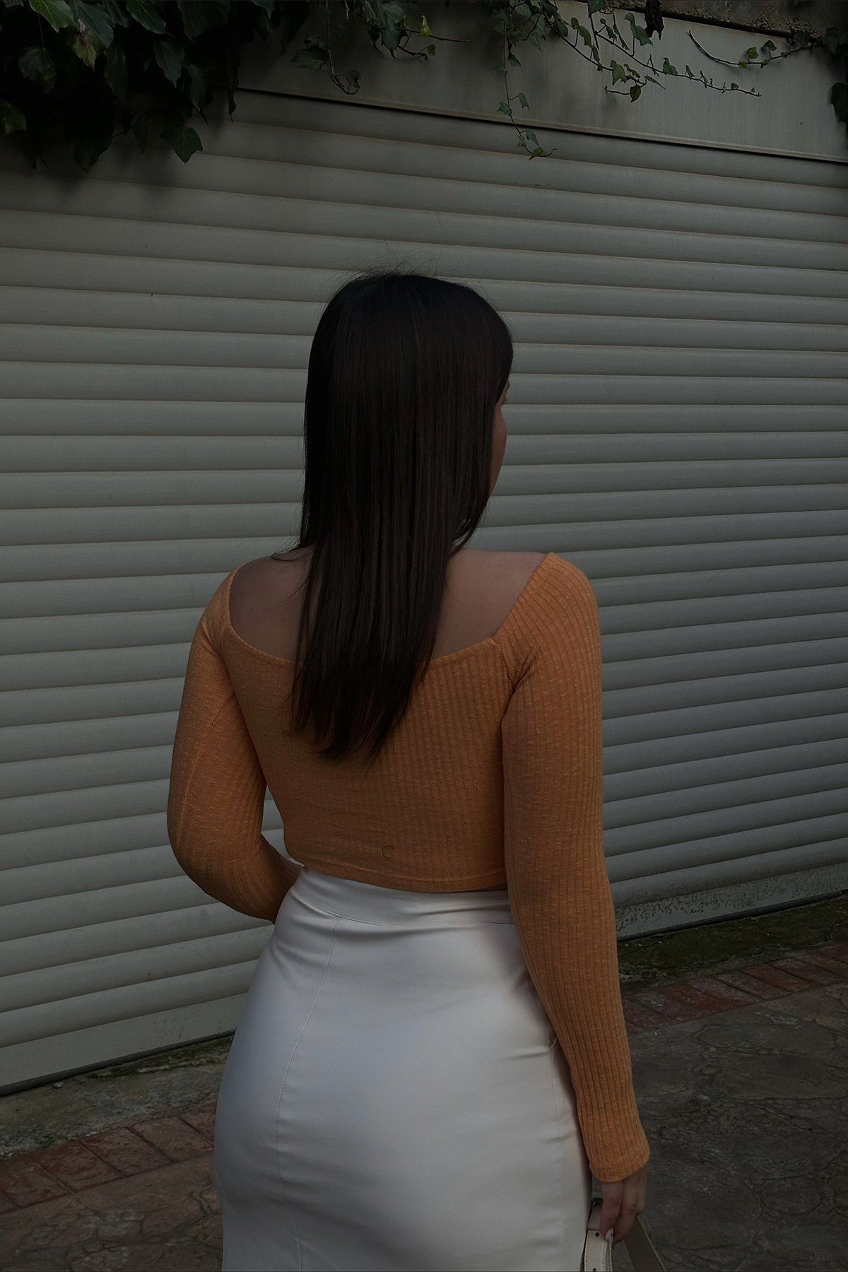 Önü Halkalı Crop Top