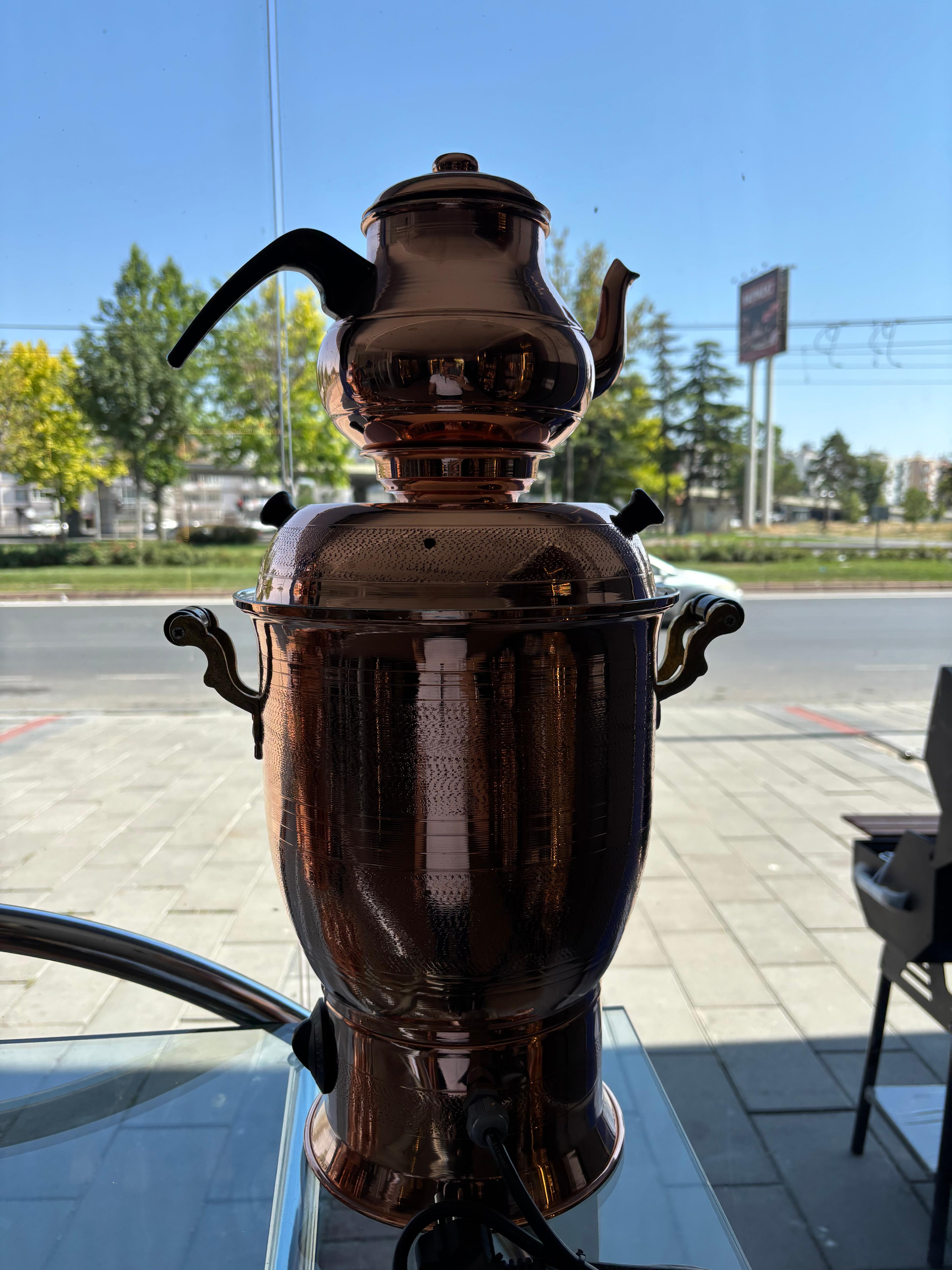 Elektrikli Bakır Semaver