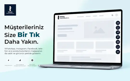 Sabit Sosyal Butonlar ekran görüntüsü 3