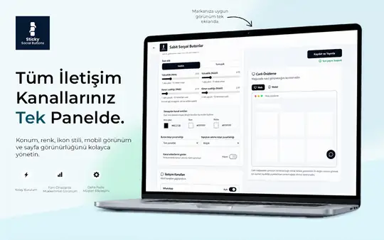 Sabit Sosyal Butonlar ekran görüntüsü 4