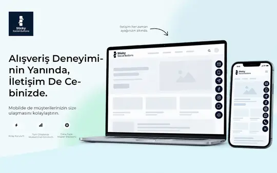 Sabit Sosyal Butonlar ekran görüntüsü 5