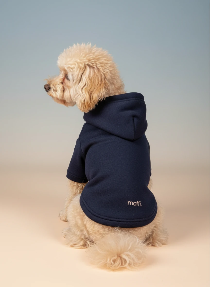 Moffi Cozy Hoodie - Koyu Lacivert