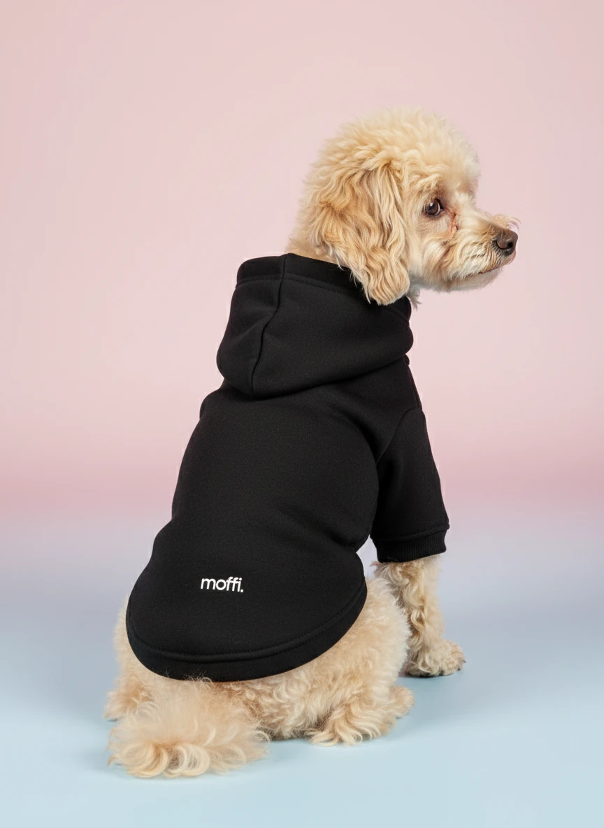 Moffi Cozy Hoodie - Siyah