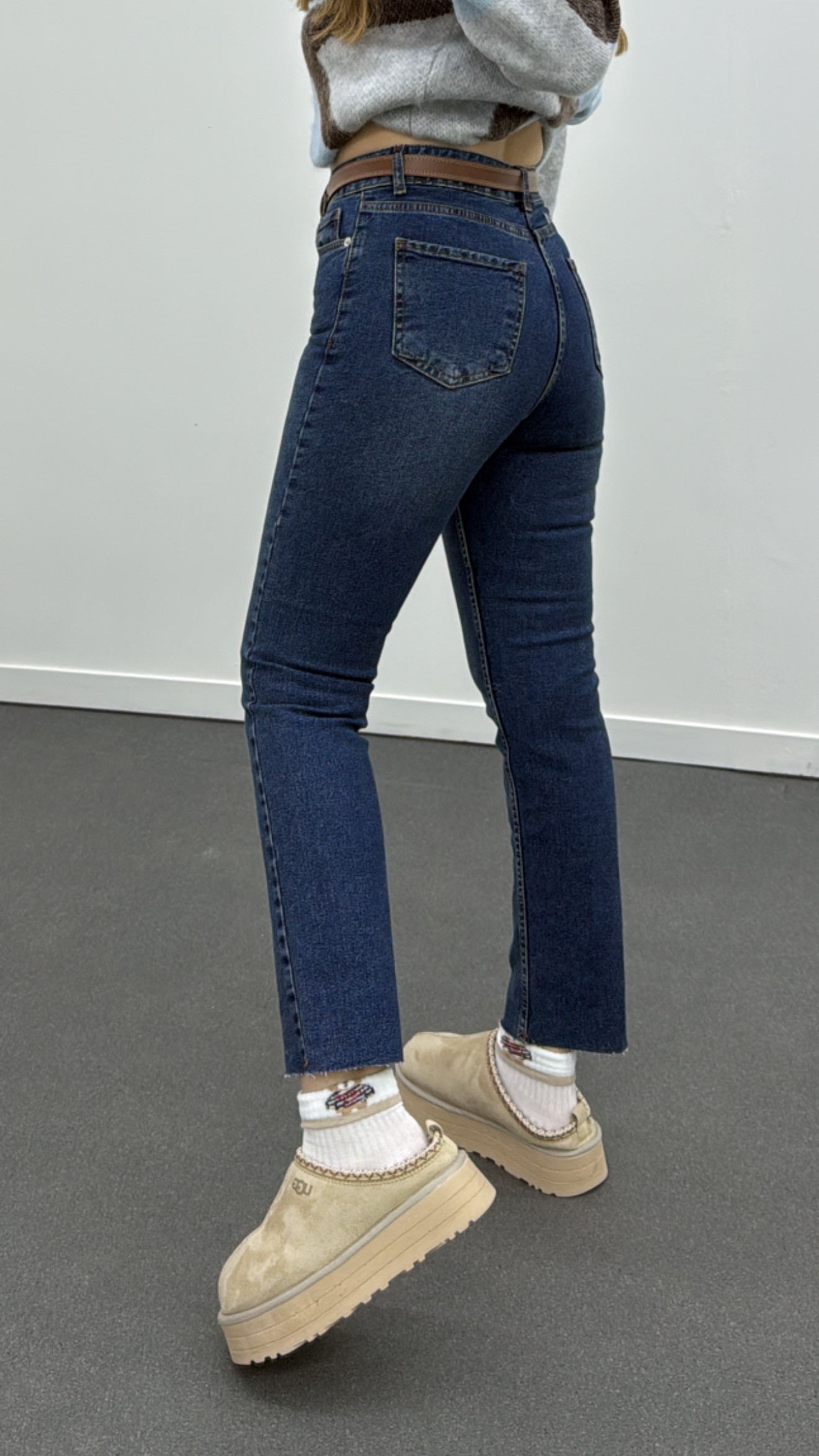 Juliet Tint Yıkama Yüksek Bel Slim Fit Jean