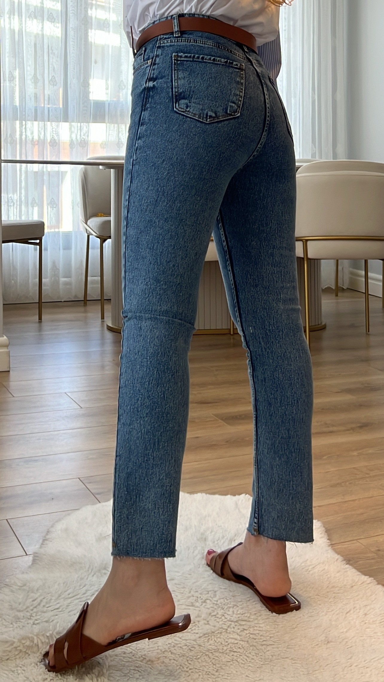 Juliet Kot Renk Yüksek Bel Slim Fit Jean