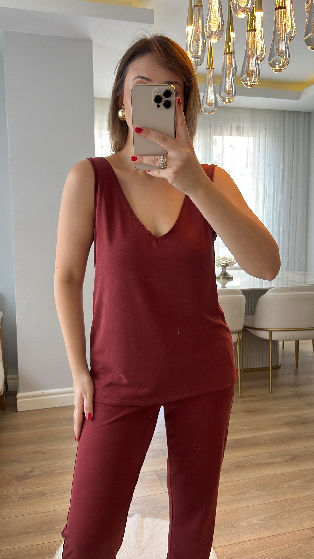 Set de țesături modal Oysh Tile Color V Atlet și Jogger