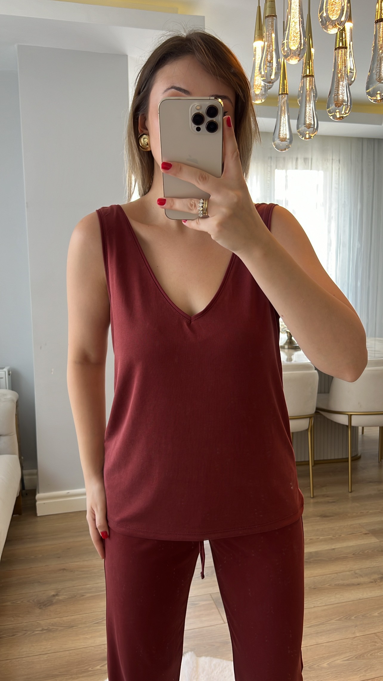 Set de țesături modal Oysh Tile Color V Atlet și Jogger