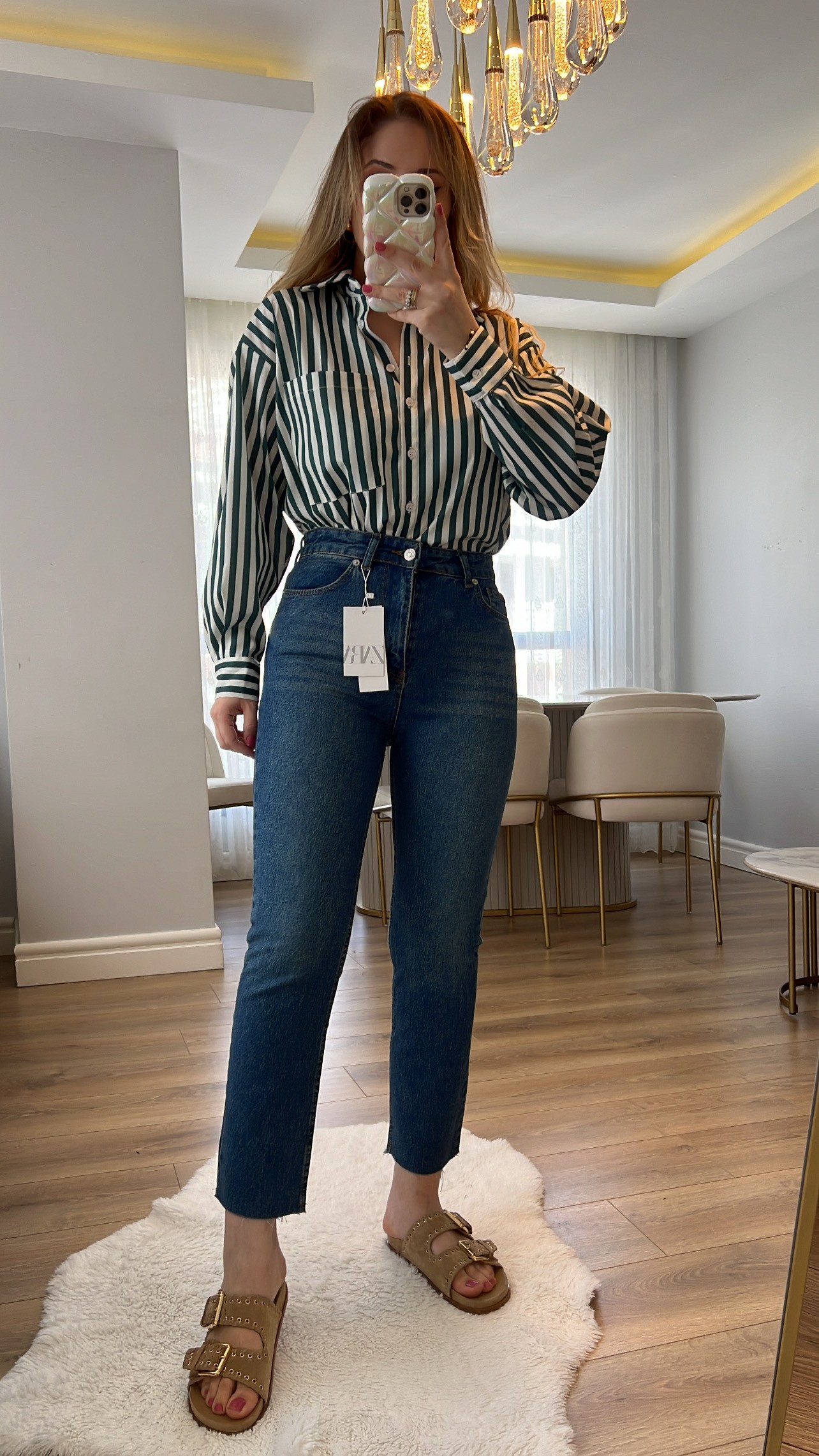 Juliet Tint Yıkama Yüksek Bel Slim Fit Jean