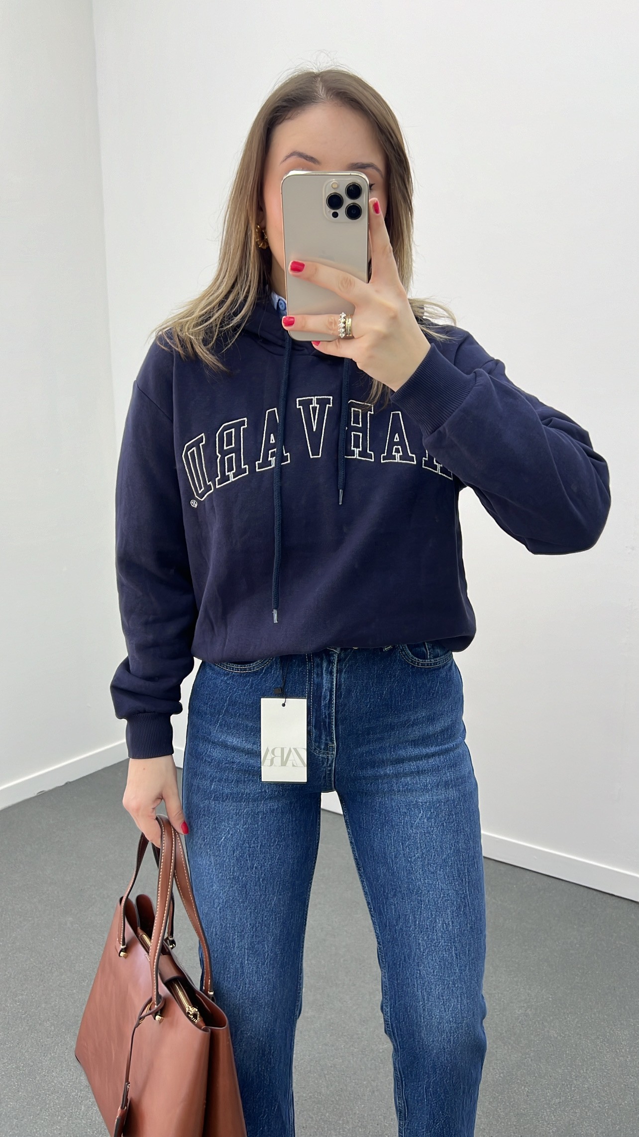 Harvard Uni Lacivert Sweatshirt