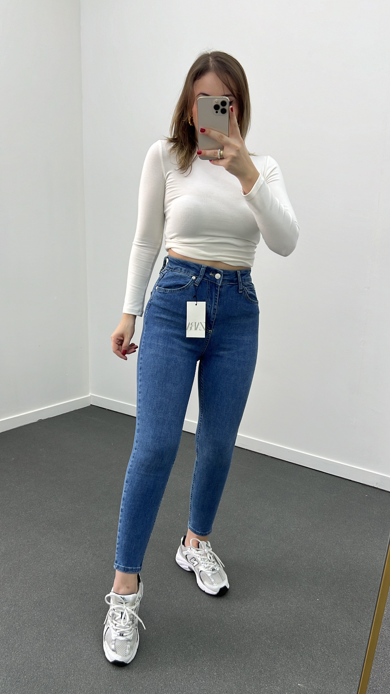 ZR Açık Kot Süper Likralı Toparlayıcı Skinny Jeans