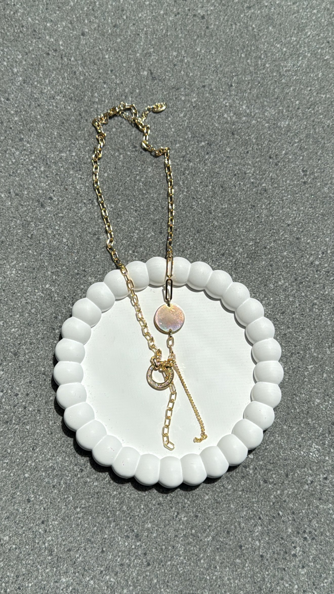 Sande Gold Kolye