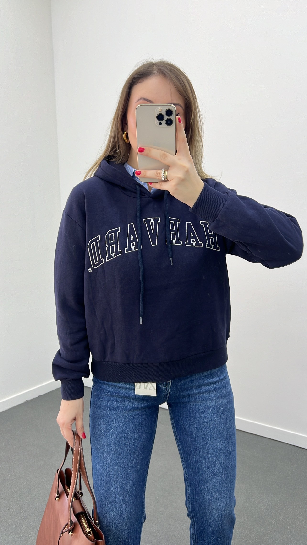 Harvard Uni Lacivert Sweatshirt