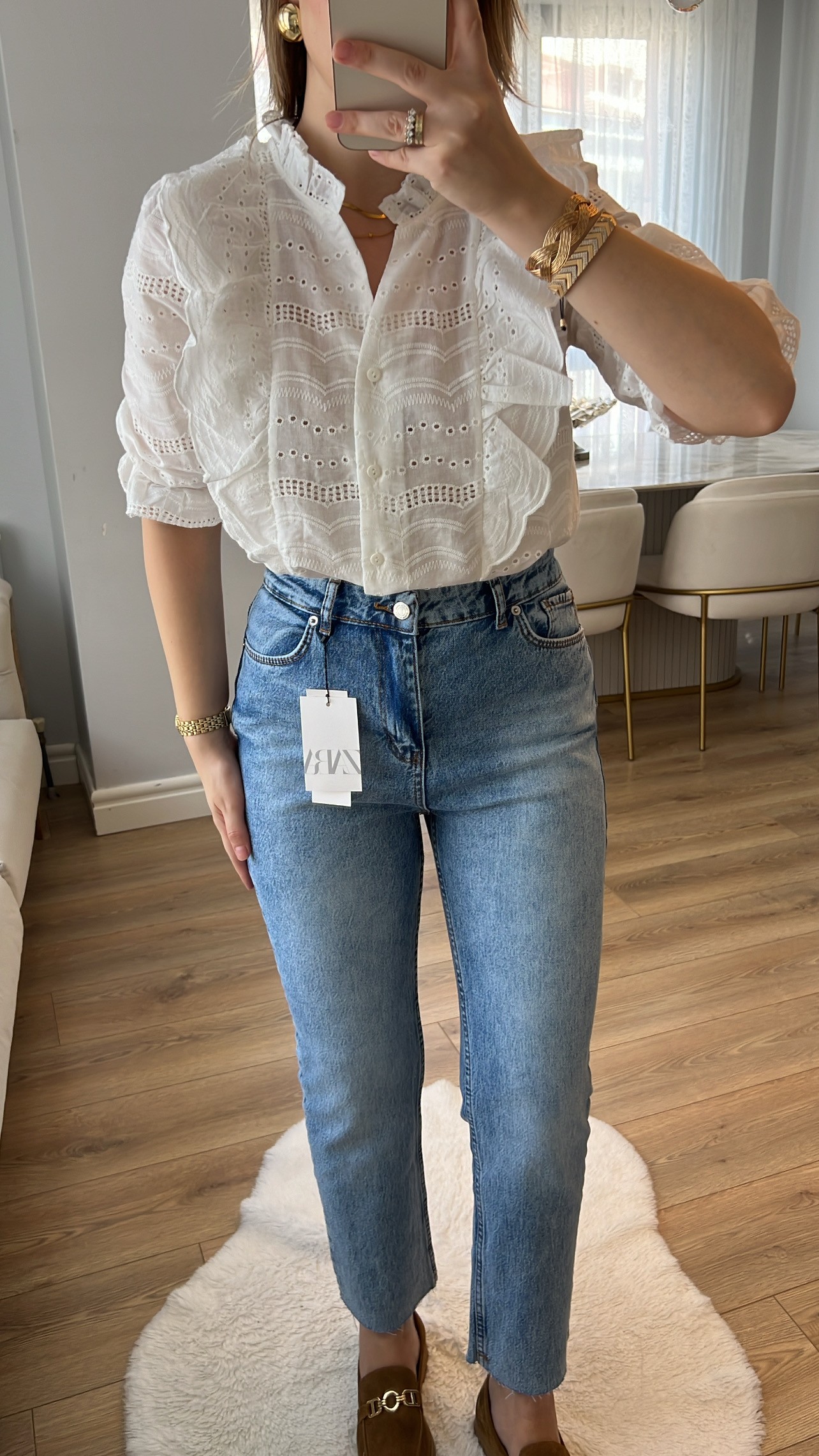 Juliet Orta Kot Ton Yüksek Bel Slim Fit Jean