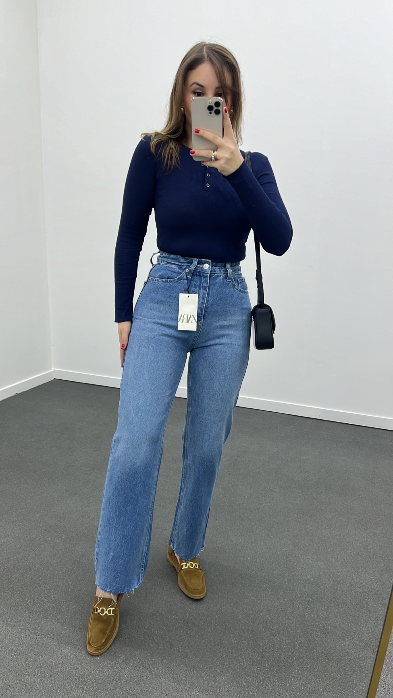 Mykonos Blue Yıkamalı Kot Slim Straight Jeans