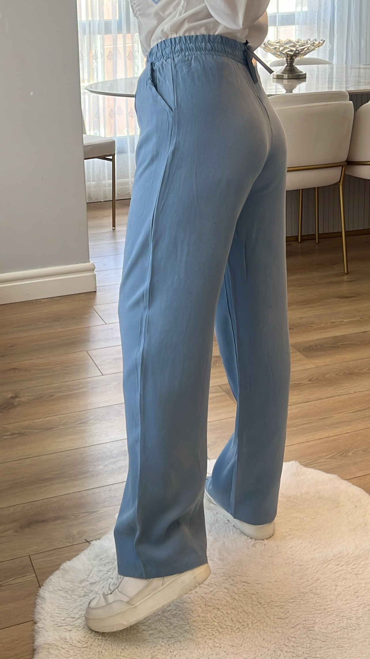 Massi Baby Blue %100 Pamuk Modal Pantolon