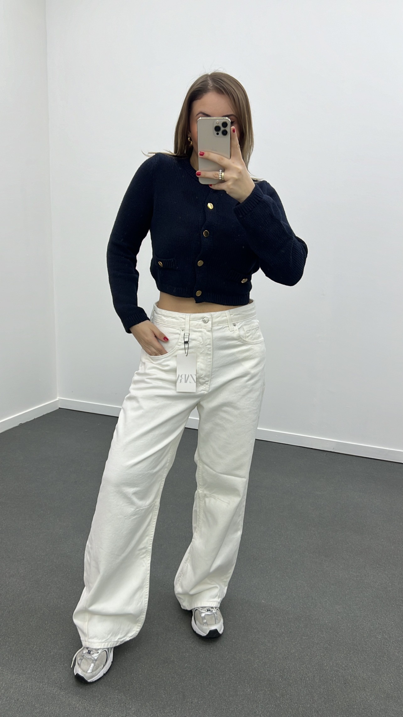 Dax Ekru Baggy Vintage Jeans