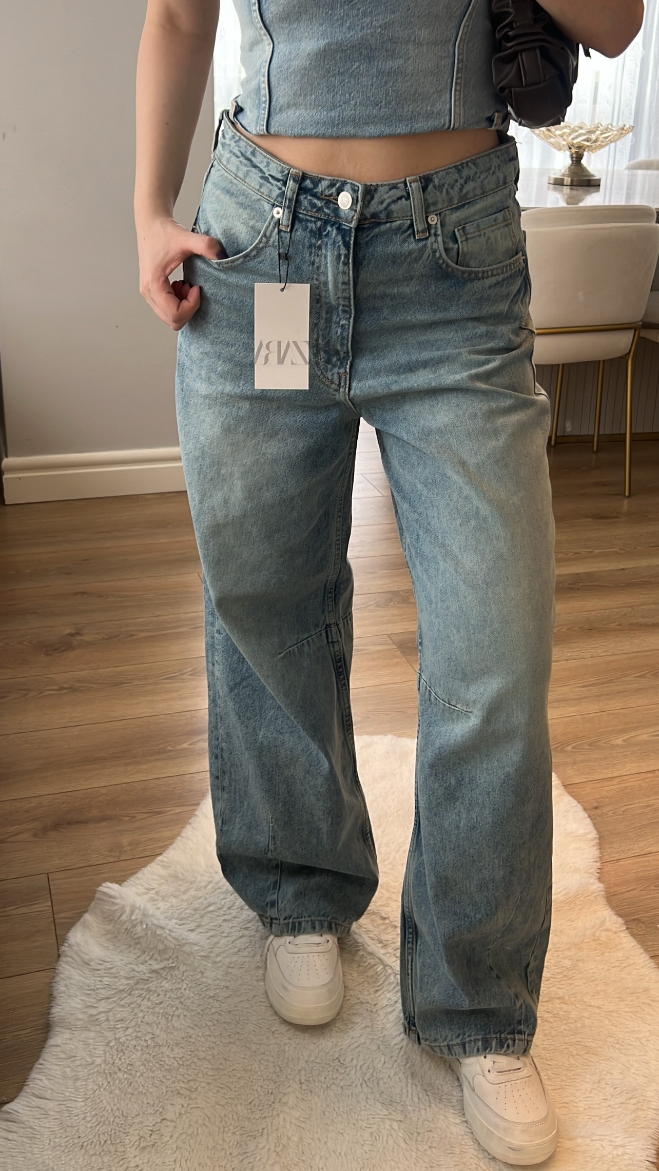 Roger Kot Yıkamalı Baggy Jeans