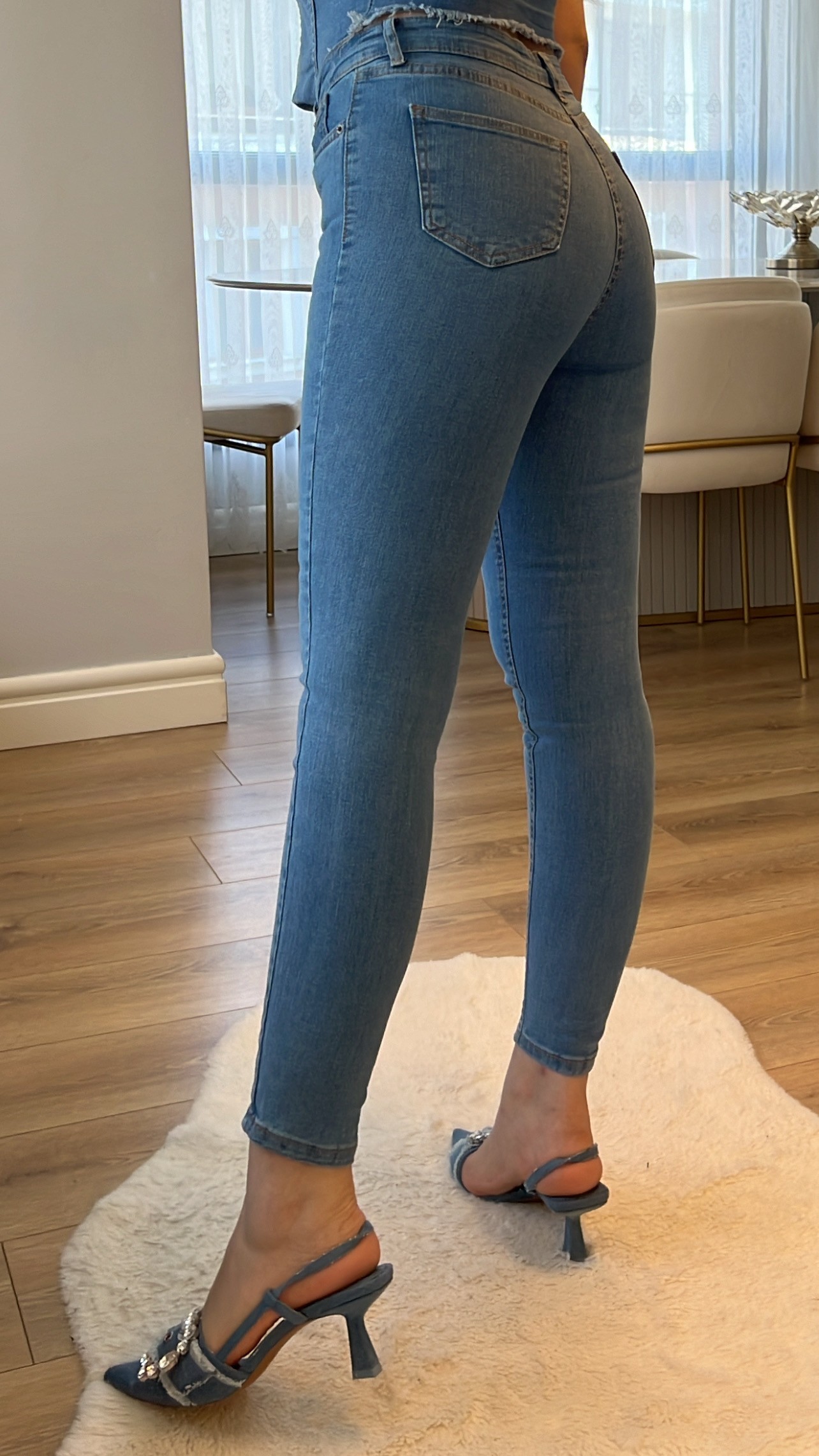 Topshop Açık Kot Toparlayıcı Skinny Jeans 