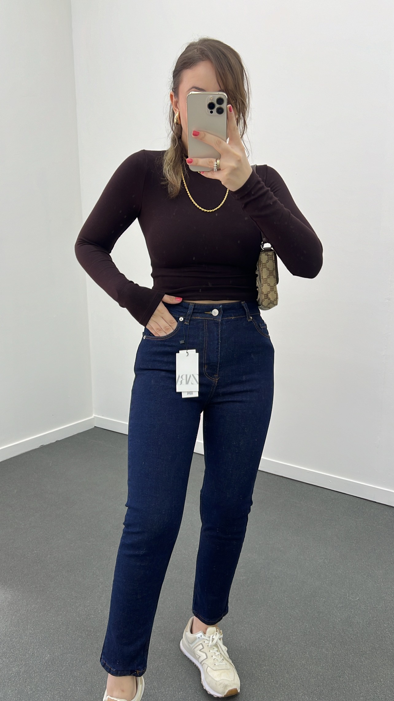 Velvet Lacivert Yıkamalı Mom Fit Jeans