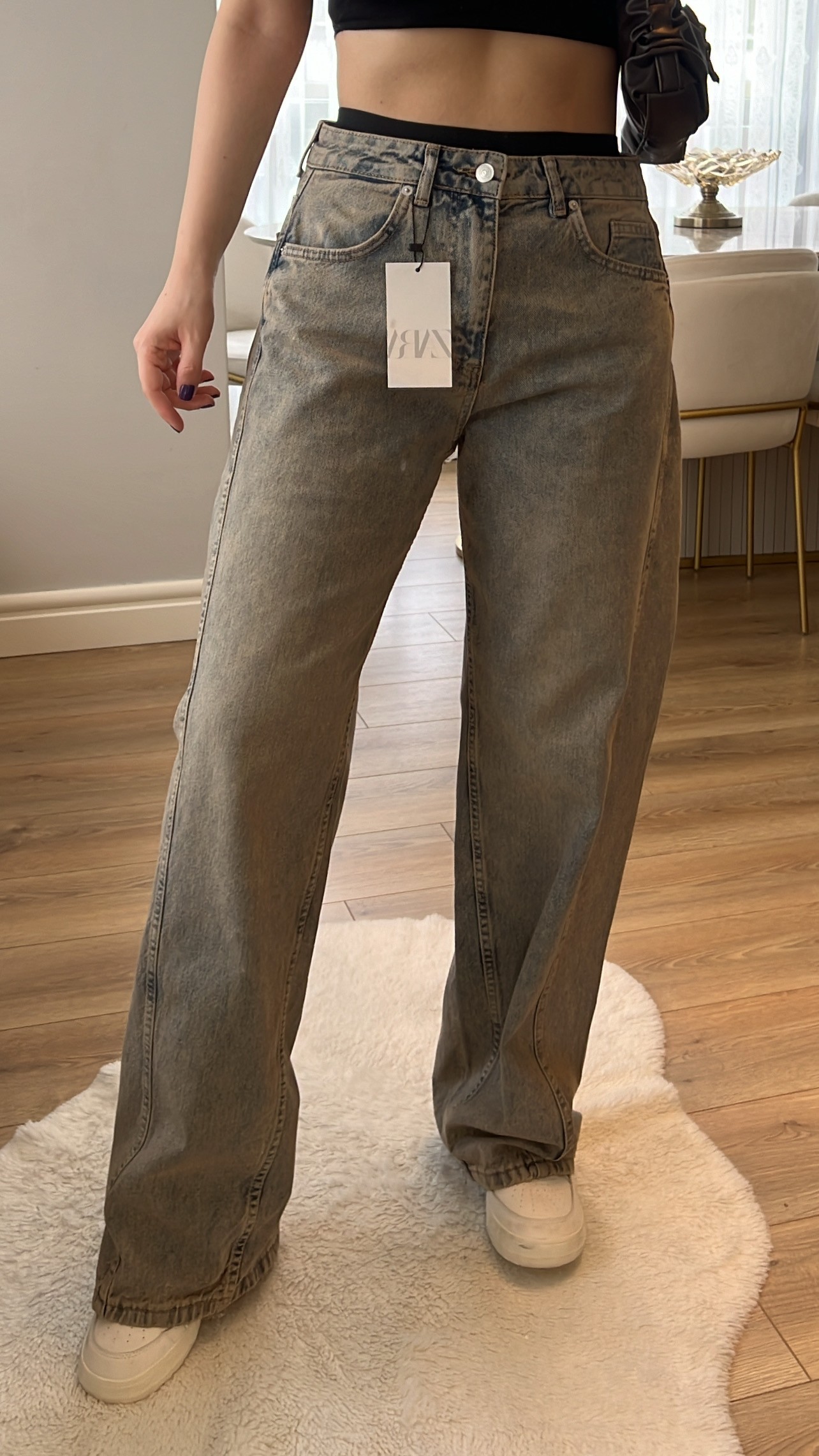 Roger Tint Yıkamalı Baggy Jeans