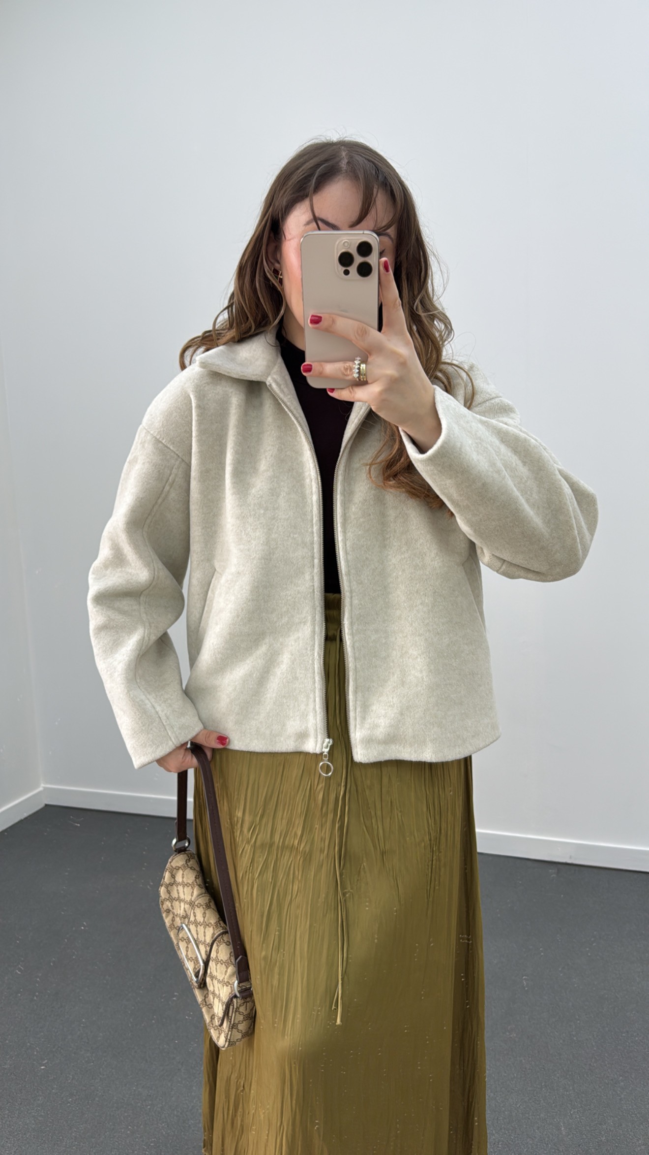 ZR Stone Colour Stamp Coat
