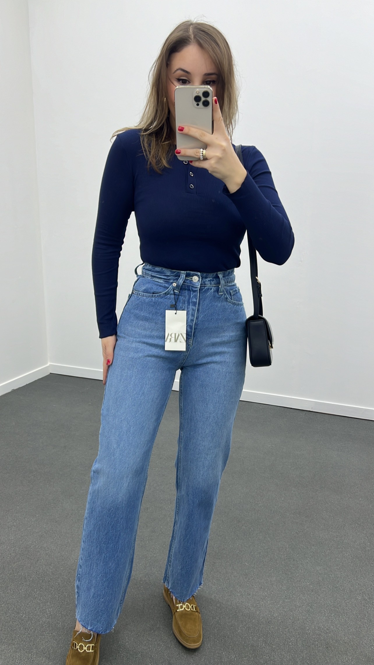 Mykonos Blue Yıkamalı Kot Slim Straight Jeans