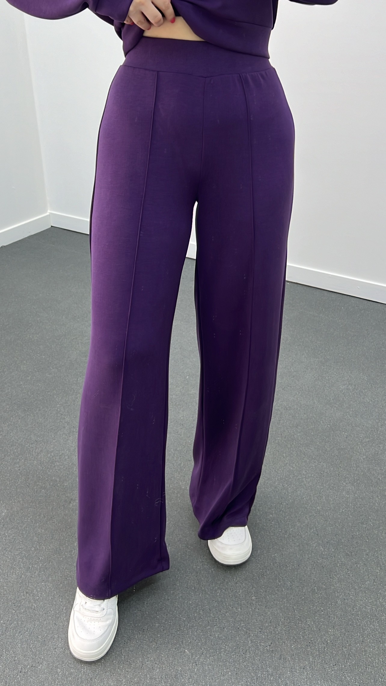 Set pantaloni și pantaloni cu glugă Oys violet pastel