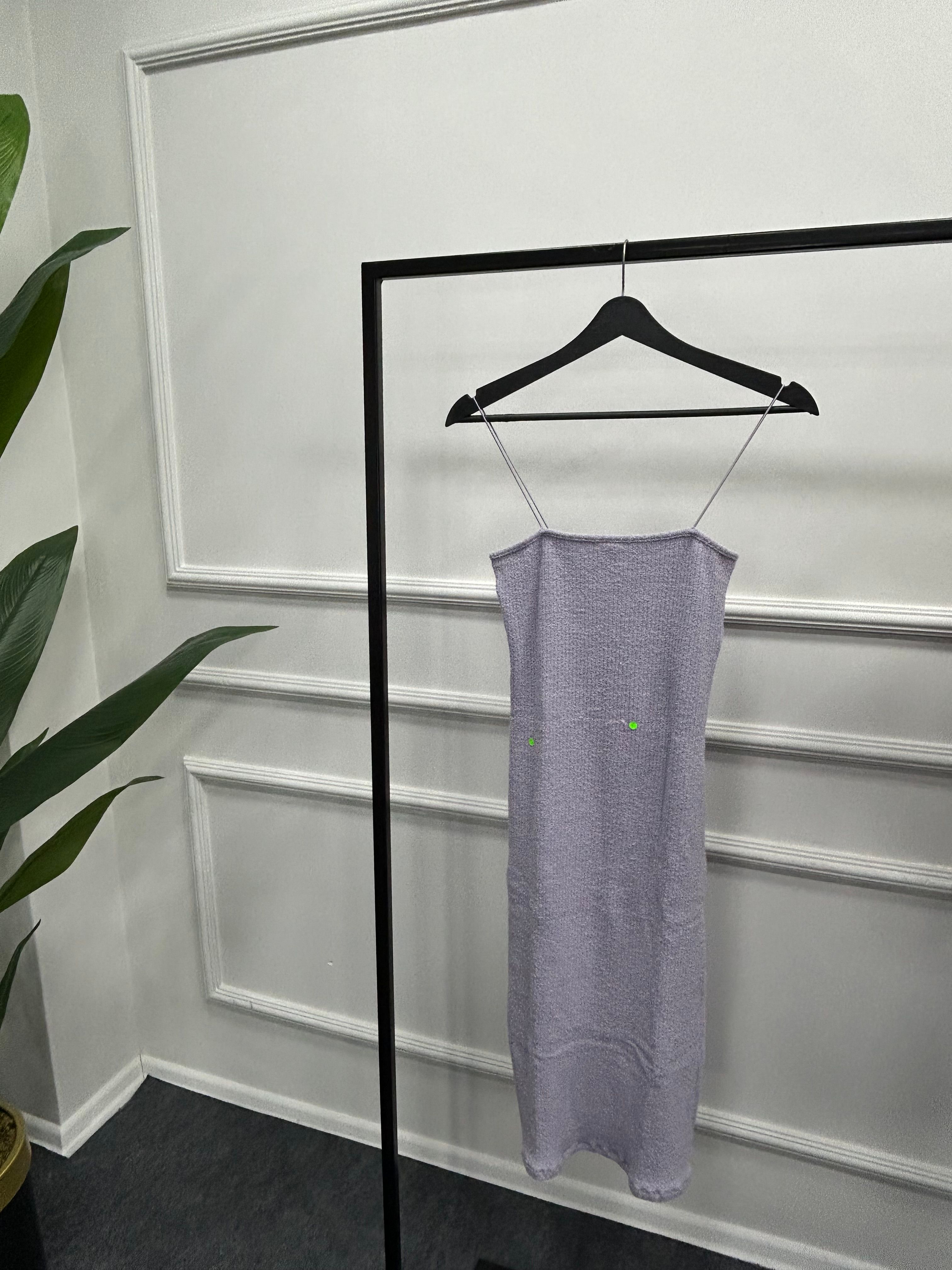 Topshop Lila İnce Askılı Elbise DFL 