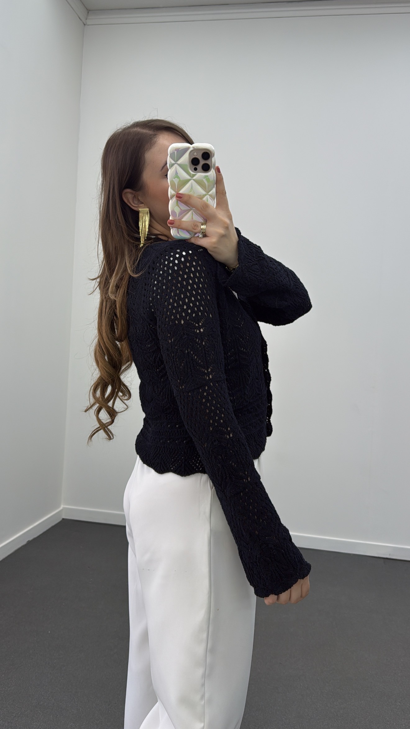Cardigan Muse Bleumarin Tricotaj