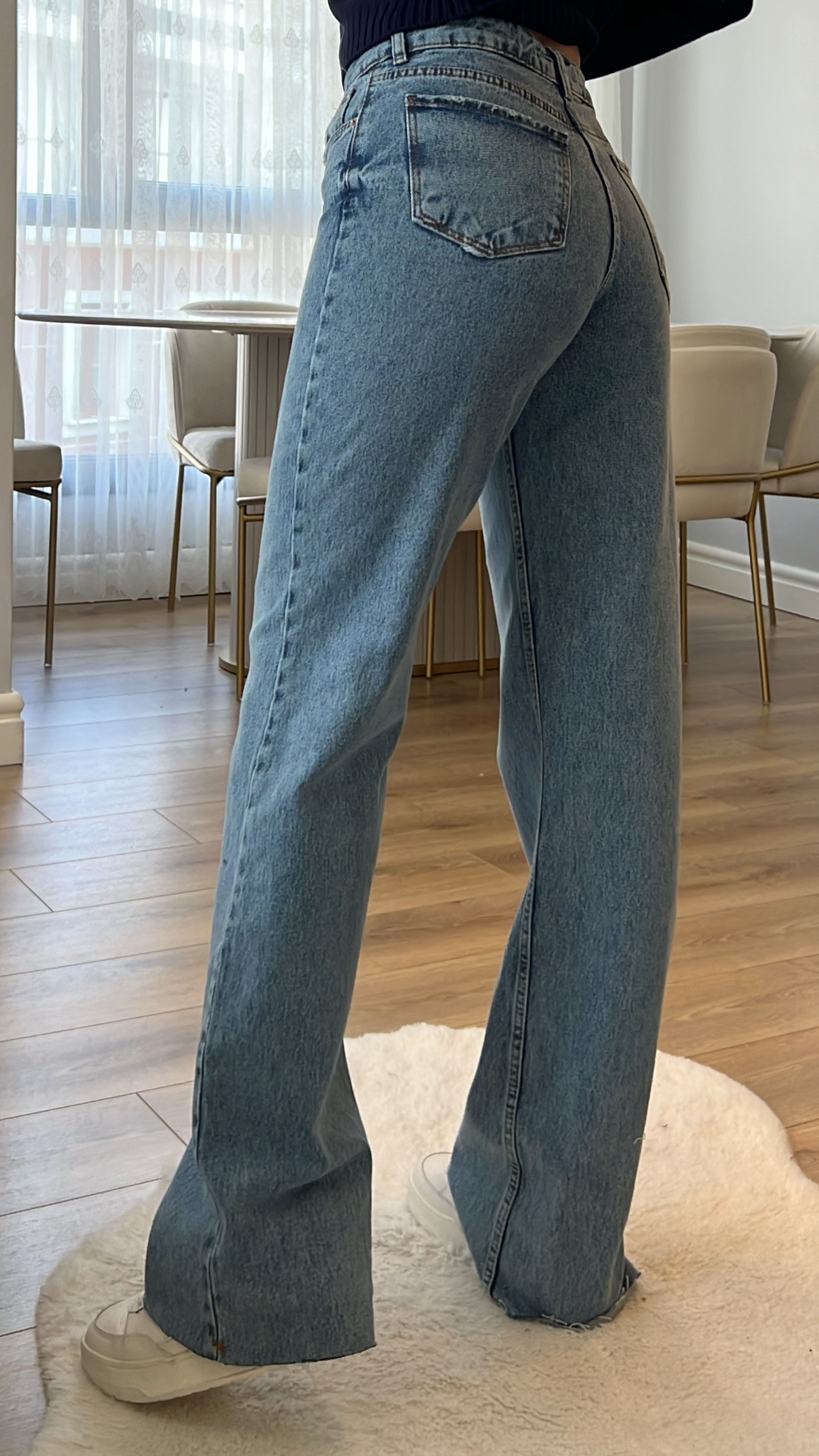Olivia Kot Yıkama 90's Straight Vintage Jeans