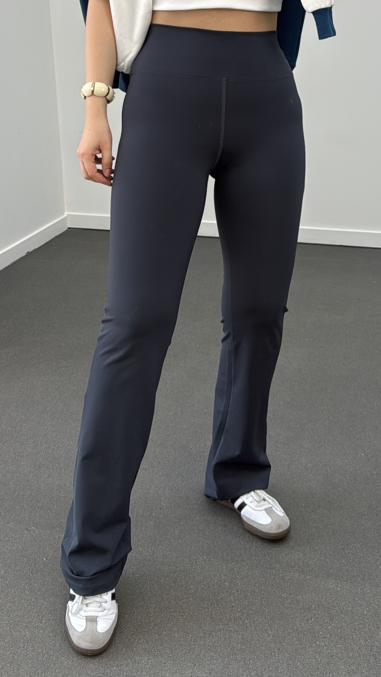 Hola Leggings spanioli super Lycra cu talie super înaltă gri