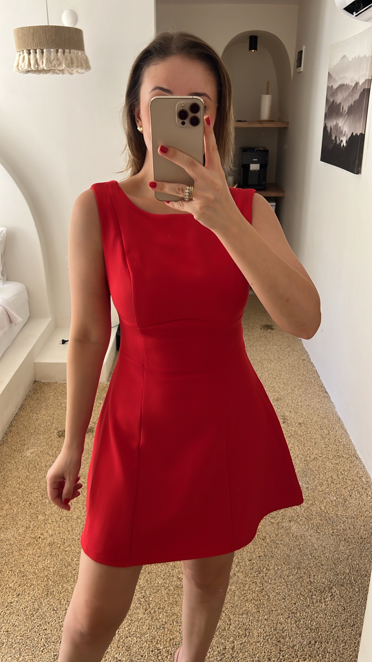 Margot Kırmızı Mini Elbise 