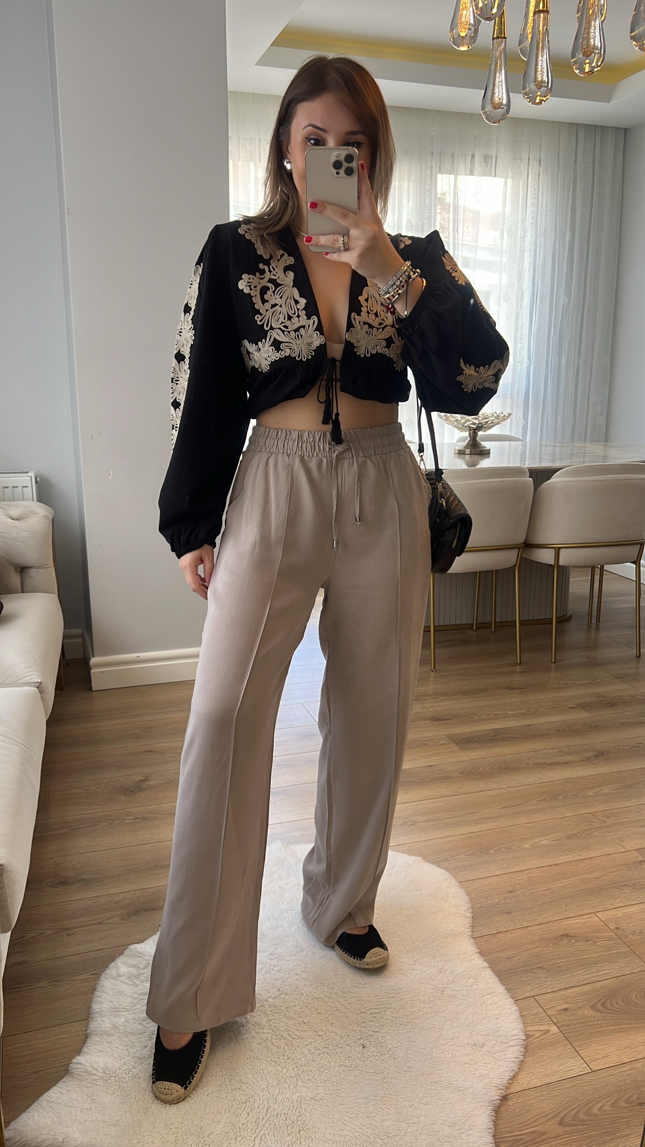 Pantaloni Massi Maro 100% Bumbac Modal