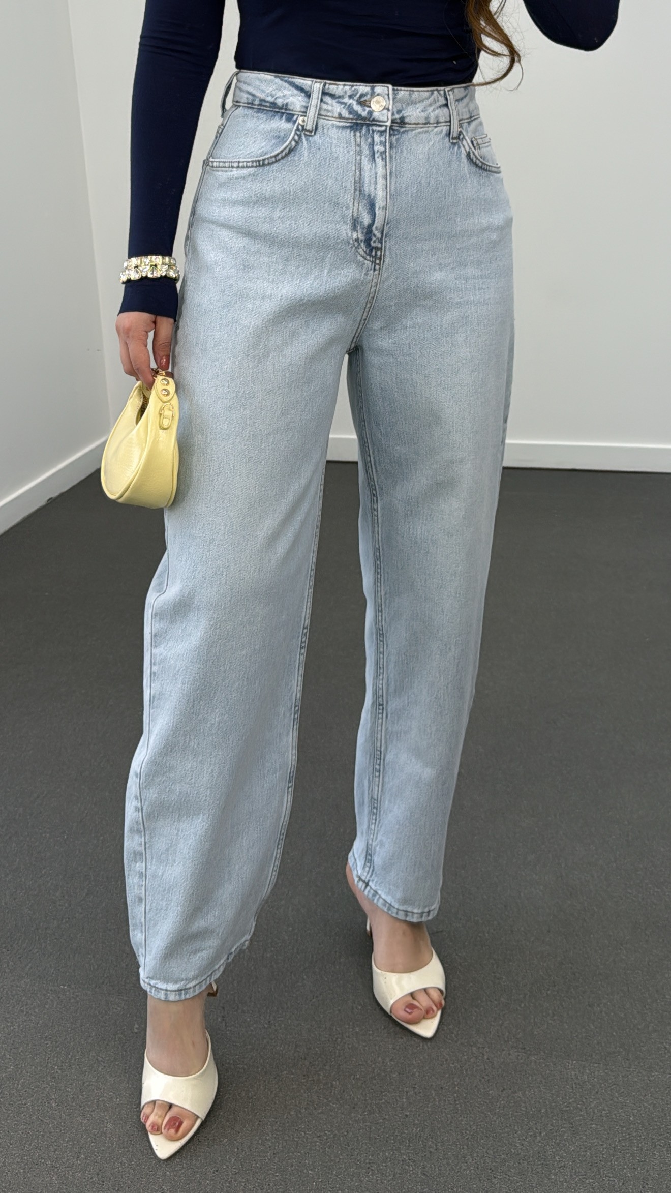 Rulet Kar Yıkama Baloon Fit Jeans
