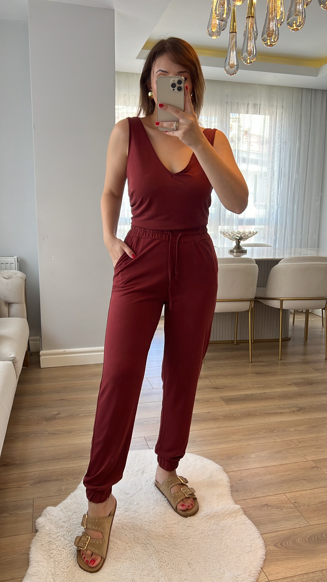 Set de țesături modal Oysh Tile Color V Atlet și Jogger