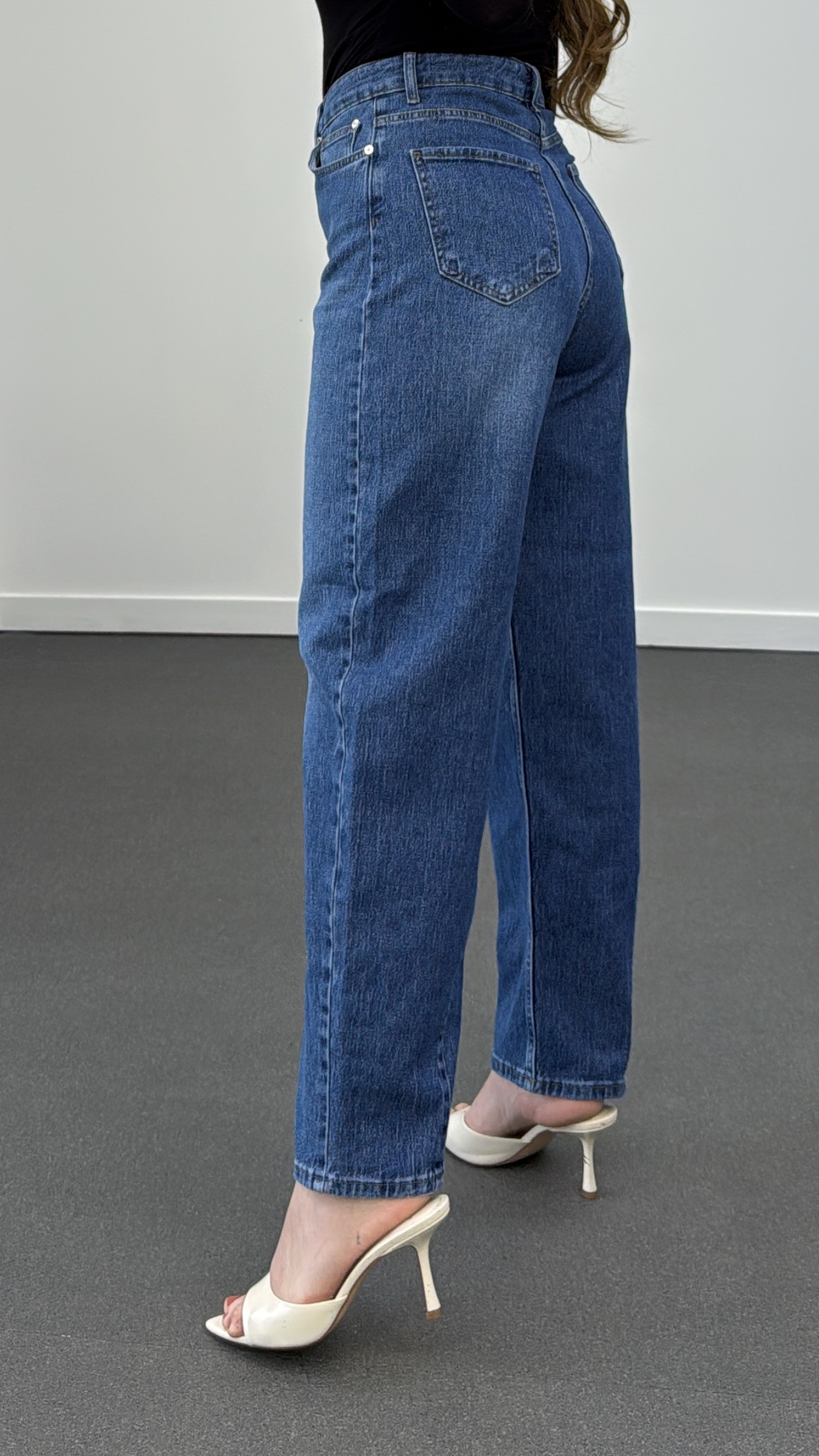 Rulet Kot Yıkamalı Baloon Fit Jeans